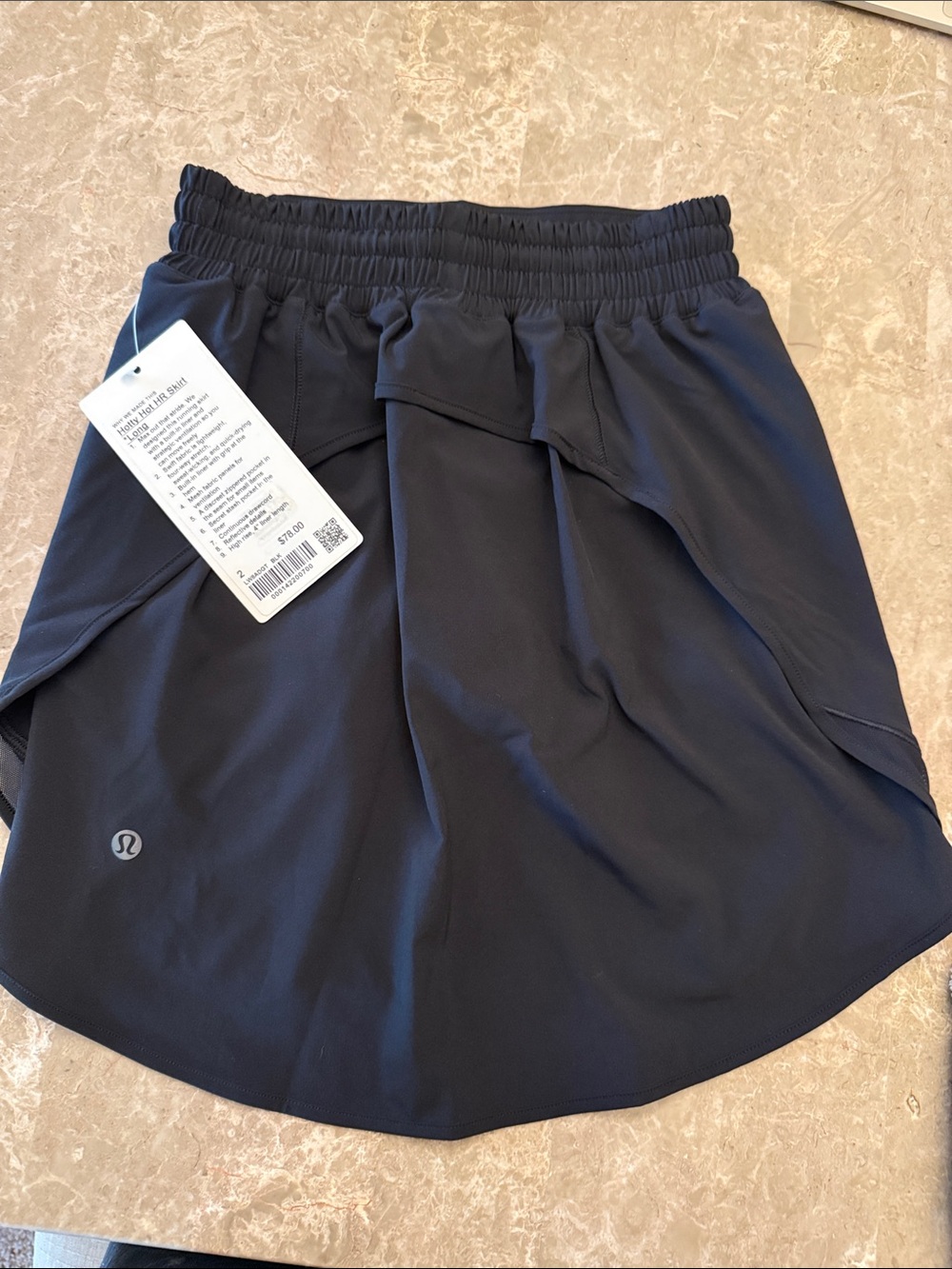 lululemon athletica Black Athletic Skirt